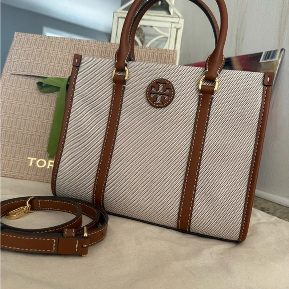 New Tory Burch small canvas tote - Picture 4 of 10